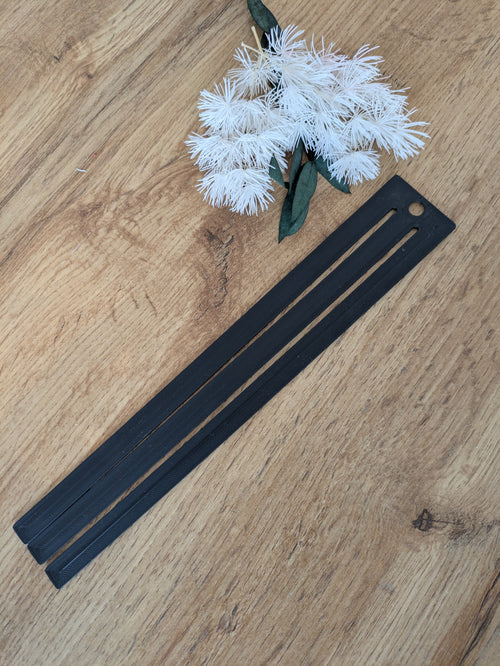 Anleitungslineal fürs Stricken - Markierhilfe für Reihen auf Papier-Strickanleitungen