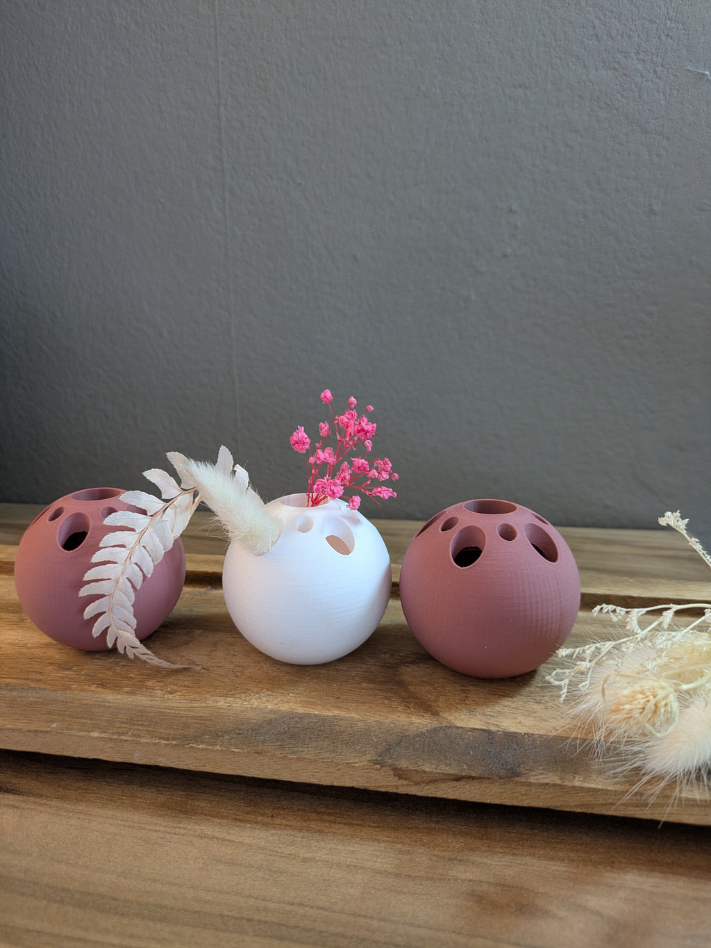 Blumenrettervase | Mini-Vase für einzelne Blumen & Trockenblumen