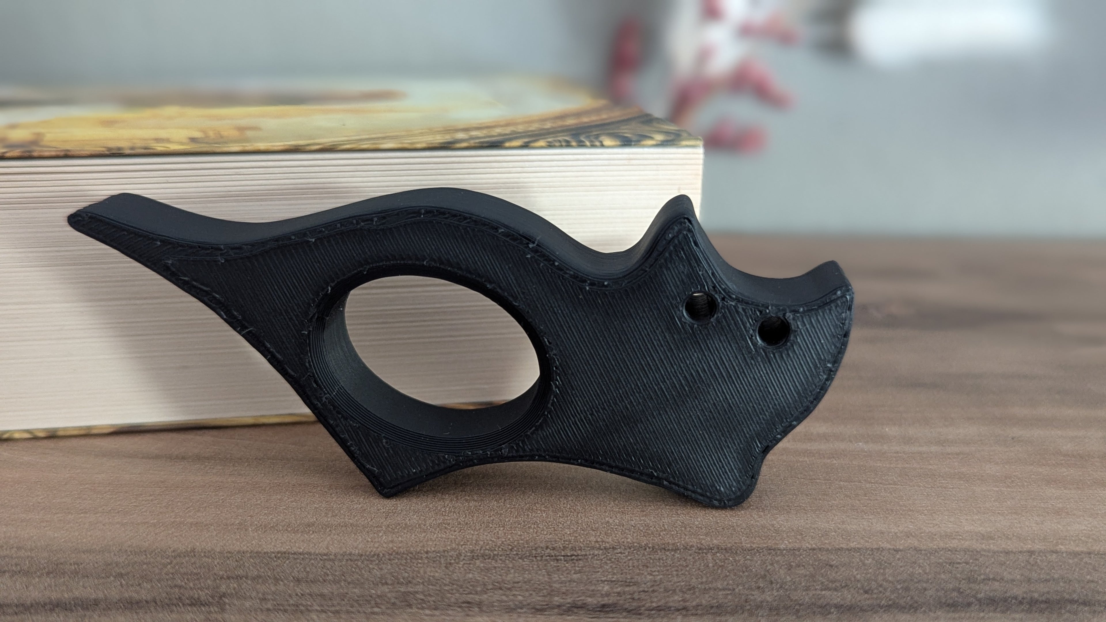 Seitenhalter / Daumen-Lesehilfe Katze