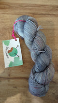 Stashabbau Wollkekse Silk grau Sprenkel